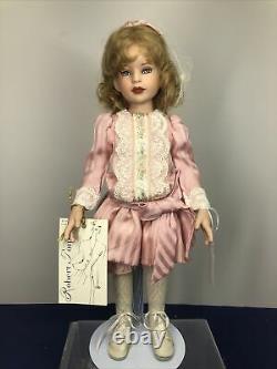 14 Tonner All Porcelain Doll Victoria #64 1994 Beautiful Hand Painted Face #U