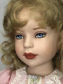 14 Tonner All Porcelain Doll Victoria #64 1994 Beautiful Hand Painted Face #U