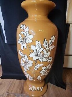 17 Inch hand Painted Porcelain Vase