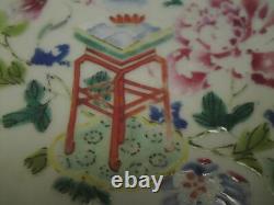 18th C Chinese Qianlong famille rose porcelain plate