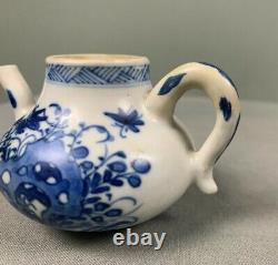 18th Century Chinese Porcelain Blue and White Miniature Wine Pot c1750