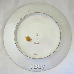 19th Century Royal Vienna Hand Painted Porcelain Jeweled & Enamel Plate