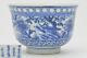 19th Chinese Qing Vietnamese Bleu De Hue Porcelain Bowl Birds Gm S C