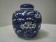 19th Century Chinese Blue And White Prunus Porcelain Ginger Jar