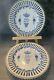 2 X Antique 18th C Original Chinese Blue And White Porcelain Plates Danish King