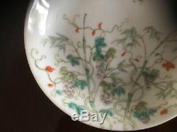A Beautiful Chinese / Oriental Polychrome Enamel Dish, Qing Dynasty