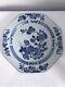 A Chinese Qianlong Period Blue And White Porcelain Charger 30 Cm Wide A/f