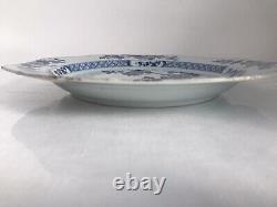 A Chinese Qianlong period Blue and White Porcelain Charger 30 cm wide A/F