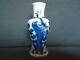A Chinese Porcelain Pos. Kangxi U/g Blue Small Vase, 13.5cms. High, Slight Damage
