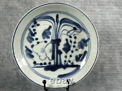 A Pair of Antique Chinese Zhangzhou Swatow Ware Export Blue & White Plates