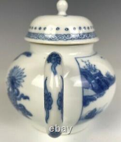 A Stunning Chinese Blue & White Teapot, Ming Jiajing Mark, Kangxi Period 17/18 C