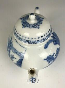 A Stunning Chinese Blue & White Teapot, Ming Jiajing Mark, Kangxi Period 17/18 C