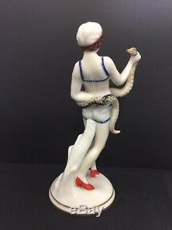 A Superb Vintage Hand Painted Porcelain Of'cleopatra'. Germany By'volkstedt