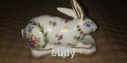 A beautiful hand painted HAVILAND LIMOGES vintage french porcelain Rabbit NM