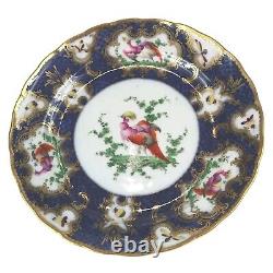 A fine antique porcelain hand-painted Edmé Samson Worcester style Plate C. 1890