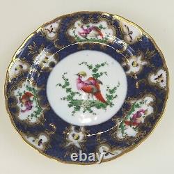 A fine antique porcelain hand-painted Edmé Samson Worcester style Plate C. 1890