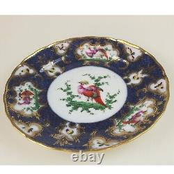 A fine antique porcelain hand-painted Edmé Samson Worcester style Plate C. 1890