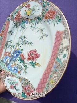 A good 18th century chinese antique porcelain plate yongzheng period 1735