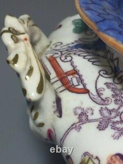 ANTIQUE 19thC ORNATE CHINESE LIDDED 2 HANDLED CERAMIC JAR OR TUREEN