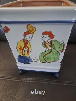 Abigals Hand Painted Porcelain Planter