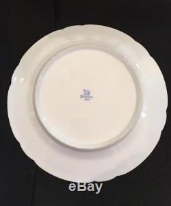 Ambrosius Lamm Dresden (12) Hand-Painted Porcelain Lunch/Dinner Plates