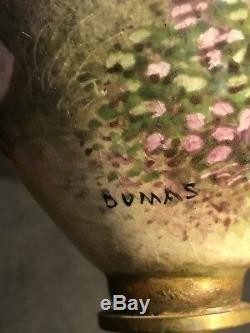 An Antique Porcelain Sevres Vase Hand Painted And Signed Circa 1920