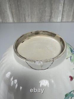 Anitque Chinese Famllie Rose Punch Bowl Qing Dynasty 26 CM Wide