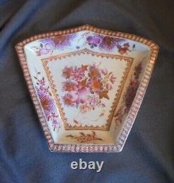 Antique 18th Century Chinese Export Famille Rose Dish