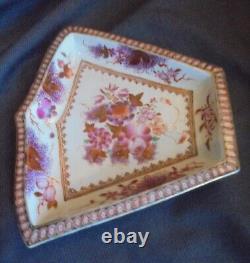 Antique 18th Century Chinese Export Famille Rose Dish