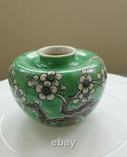 Antique 18th Century Chinese Porcelain Apple Jar with stunning blossom pattern