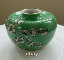 Antique 18th Century Chinese Porcelain Apple Jar with stunning blossom pattern