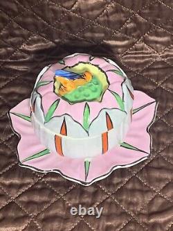 Antique 1920's TT Japan Takito Hand Painted Porcelain Covered Sugar Bowl /Dish