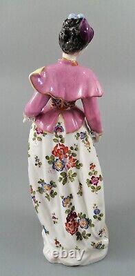 Antique 19th C. Porcelain Figurine, Samson et Cie, Meissen style