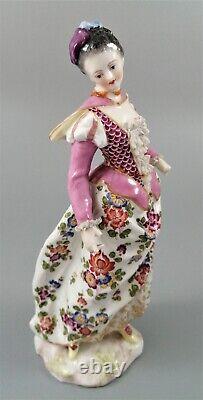 Antique 19th C. Porcelain Figurine, Samson et Cie, Meissen style