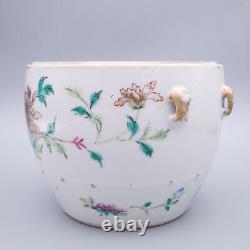 Antique 19th Century Chinese Export Famille Rose Porcelain Kamcheng Pot
