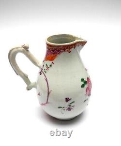 Antique Chin Famille Rose Cream Jug & Lid, Qing Dynasty Qianlong Period