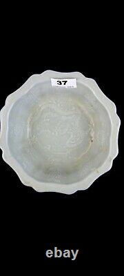 Antique Chinese Celadon Glazed Incised Dragon Porcelain Bowl (17th C)