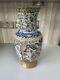 Antique Chinese Famille Rose, Blue And White Porcelain Vase Qing Dynasty 44cm