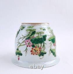 Antique Chinese Famille Rose Hand Painted Porcelain Planter