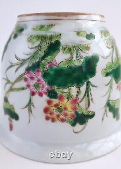 Antique Chinese Famille Rose Hand Painted Porcelain Planter