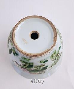 Antique Chinese Famille Rose Hand Painted Porcelain Planter