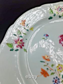 Antique Chinese Famille Rose Porcelain Plate Yongzheng 9 inches diameter