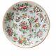 Antique Chinese Fencai Rose Family Hand Painted Plate Circa Late 1800s