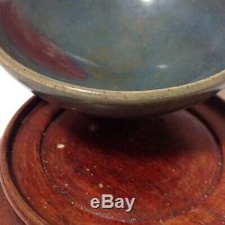 Antique Chinese Jun ware Glaze pottery Bowl Yuan dynasty Porcelain oriental song