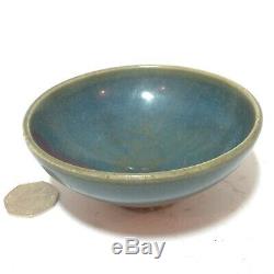 Antique Chinese Jun ware Glaze pottery Bowl Yuan dynasty Porcelain oriental song