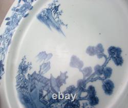Antique Chinese Lattice Fence Pattern Porcelain Plate, c1750 Nanking Cargo 9