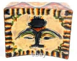 Antique Chinese Pillow Headrest Sancai Glaze Tang Dynasty 618-907