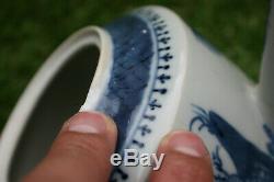 Antique Chinese Porcelain Hand Painted Blue and White Teapot