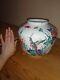 Antique Chinese Porcelain Hand Painted Famille Rose Qing Dynasty 19th Round Vase