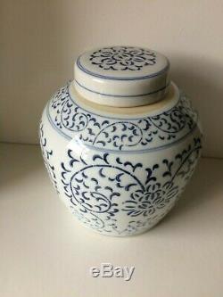 Antique Chinese Porcelain Painted Large Ginger Jar